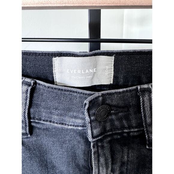 Everlane The Cheeky Jean Black Straight Leg Crop - Picture 3 of 3